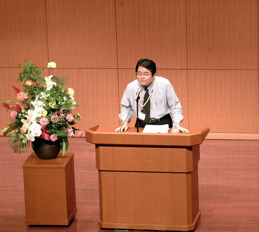 Picture of Mr. Matsukawa, Director of Information Division, Research Promotion Bureau, MEXT