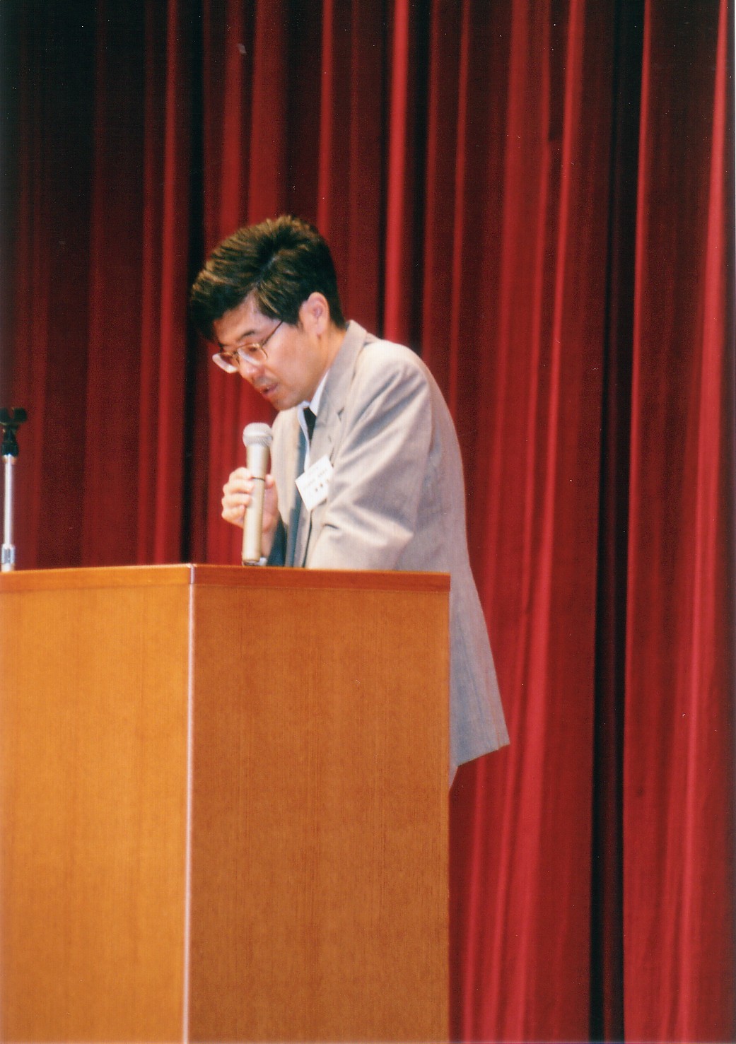 Picture of Mr. Miura, Director of Information Division, Research Promotion Bureau, MEXT